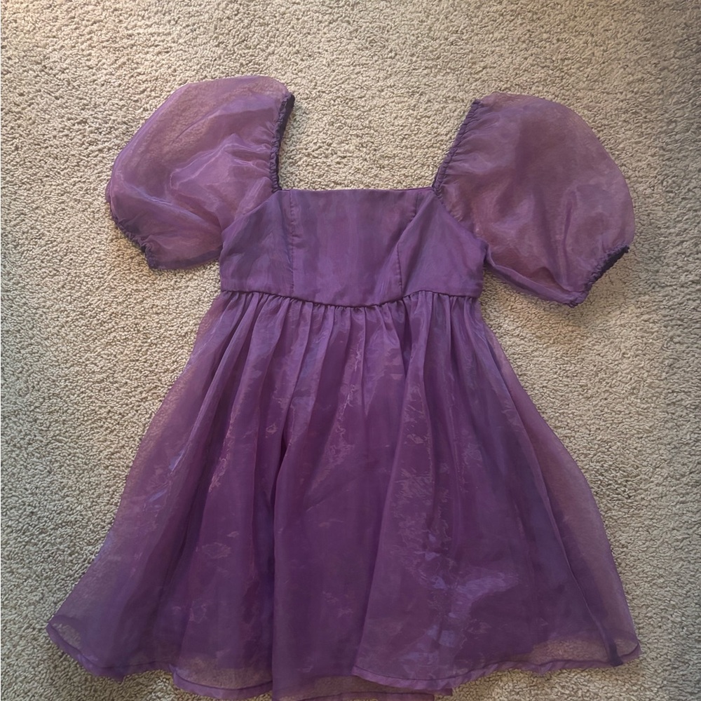 TCEC Purple Mini Dress